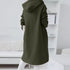WARME DAMENJACKE MIT KAPUZE UND REISSVERSCHLUSS